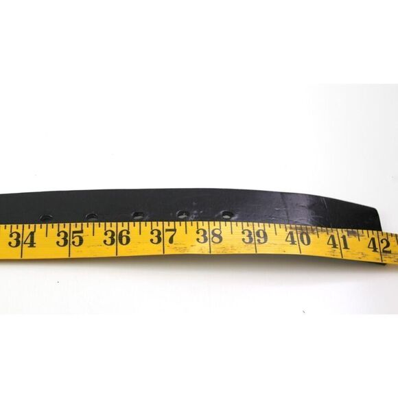 Kenneth Cole SADDLE BLACK REAL LEATHER 1.5"Wd CASUAL DRESS MEN'S BELT Sz 36 (D3 - Picture 9 of 11